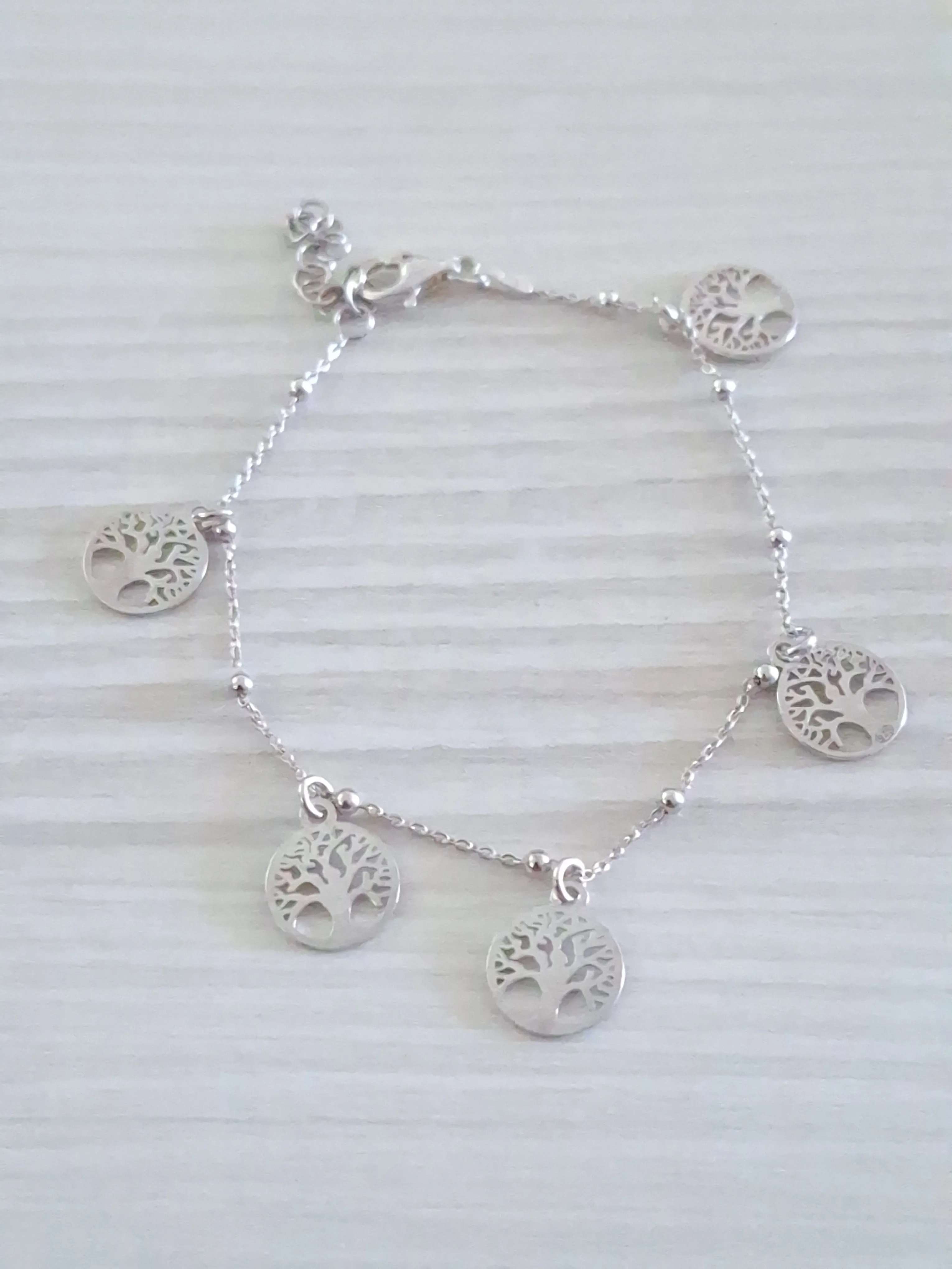 Sterling Silver Tree of Life Bracelet