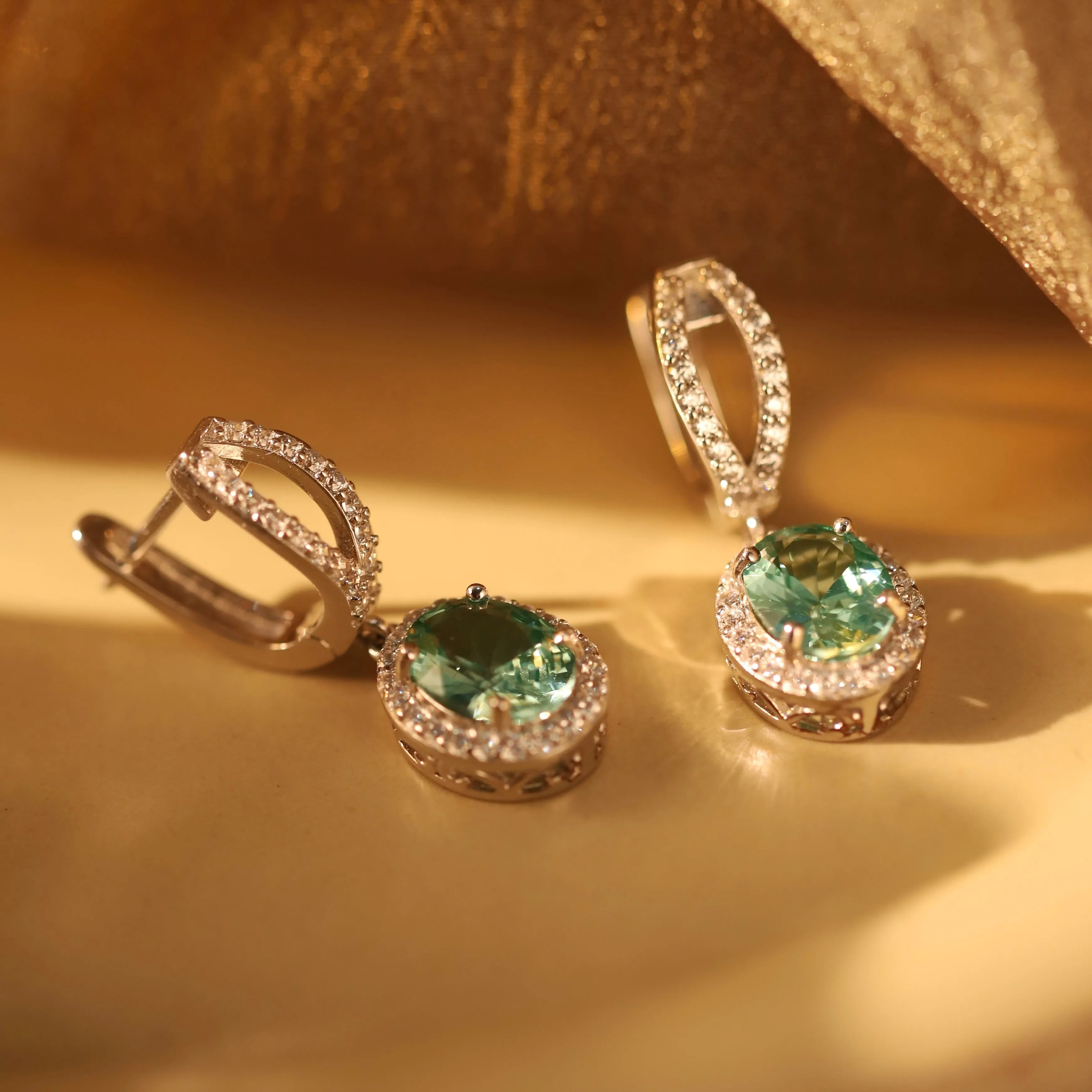 Taylor Paraiba Spinel Drop Earrings